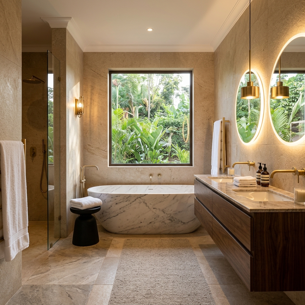 Luxury modern bathroom design Karen Nairobi